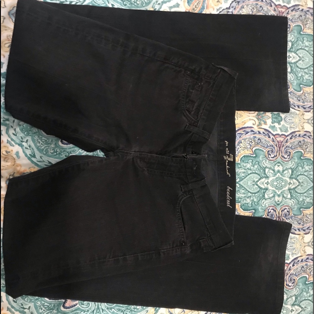 Black 7 for all mankind jeans, 27